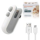 Mini 2-in-1 Snack Heat Sealer  Cutting Portable Food Sealer For Snack Sealing Us