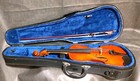 Vintage German 3 4 Stradivarius Copy  Case  Bow   Rosin  Kun Shoulder Rest