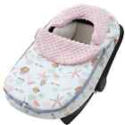 Baby Car Seat Cover Canopy Winter Resistant Cozy Soft Cotton  3d Dots  sea World