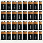 6 Pack X 12  72 Battery  Duracell Coppertop 9v Alkaline Batteries Mn1604bkd