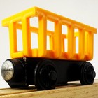 Yellow Cargo Car - Thomas And Friends Wood Train Railway Cars Brio Chuggington