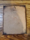 Vintage Silhouette Picture 4 x5  Convex Glass Snow Scene