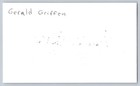 Gerald Griffen Autograph Hand-signed Card World War Ii Veteran Collectible