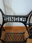 Vtg Antique Pre 1930s  Singer Treadle Sewing Machine Cast Iron Table Base Legs