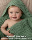 Baby Bath Towels  100  Muslin Cotton Hooded Baby Towels For Newborn  2 Pack Baby
