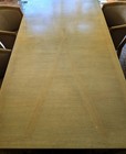 Vtg Harold Schwartz For Romweber Mcm Dining Table   6 Custom Upholstered Chairs