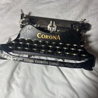 Patented 1917 Corona No  3 Small Folding Portable Typewriter Original Condition