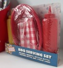 Bbq Picnic Set  Serving Set   Plate   Napkin Set With Cold Drinks Container