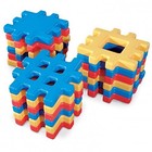 Little Tikes Big Waffle 18 Piece Toddler Kid Construction Building Block Set