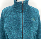 The North Face Osito Fleece Jacket Womens Medium Emerald Teal Full Zip High Pile