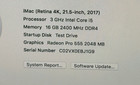 Imac 2017 21 5  4k I5 3 0ghz 16gb Ram 500gb Ssd Radeon Pro 555 Ventura