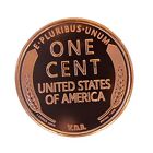 1 Oz Copper Round - 1909 S Vdb Lincoln Wheat Cent