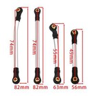 8pcs Stainless Steel Links Rod Set For 1 18 Rc Crawler Trx4m Trx4-m Upgrade Part