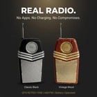 Portable Am Fm Radio - Vintage Transistor Pocket Radio With Telescoping Anten   