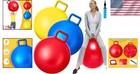 Outdoor Fun With 3 Durable 29-inch Hopper Balls   Pump - Coordination   Balance