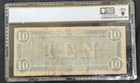 1864 Confederate States Of America  10 Note T-68 Pmg 20 Very Fine S n 86331 Pcgs
