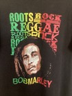 Vintage Alstyle Y2k Bob Marley T-shirt Roots Rock Reggae Men   s Xl Black Cotton