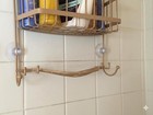 6 Piece Set  Easy To Attach   Transparent  Heavy-duty Holder Kit  Shower Caddy