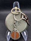 Antique Silver Full Hunter Mechanical Pocket Watch Roman Numerals Brushed Case
