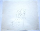 Tom And Jerry 1992 Pool Billiards Cue Cat Mouse Original Production Cel Drawing