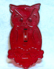 Hrm Vintage Design New Red Plastic Cookie Cutter -  Owl Nature Halloween School