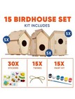 15 Diy Bird House Kits For Children To Build - Wood Birdhouse Kits