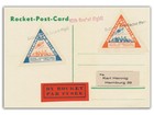 Gerhard Zucker Rocket Post Third International Exhibition