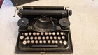 Vtg Underwood Standard Four Bank Keyboard Green Wood Grain Finish Typewriter