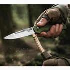 Benchmade 940 S30v Pocket Knife Edc Folding White Blade Green Handle