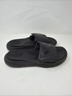 Adidas Alphabounce Triple Black Slides Sandals Adjustable Mens Size 7