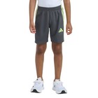 Adidas Essentials 3stripes Shorts Youth Boys Grey Casual Athletic Bottoms Sb1158