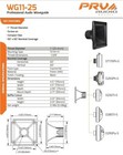 4x Prv Audio Wg270ph Compact Phenolic 2  Vc Compression Driver   Horn 600 Watts