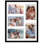  Collage Picture Frame With Clear Plexiglass  Displays 5pcs 4x6 Photos Or 5-4x6