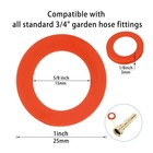 100 Pack Garden Water Hose Washers Rubber Gaskets O Ring Connection Heavy Duty