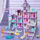 13 Rooms Doll House For Girls With Lights