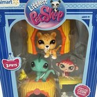 Littlest Pet Shop Tiki Jungle Play Pack With Series 1 Gen 7 Pets  50- 52