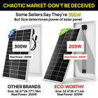 Eco-worthy 100w 200w 400w 1000w Watt Solar Panel Mono 12v Pv Home Rv Off Grid