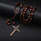 Handmade Wooden Catholic Rosaries Rosary Necklace From Bethlehem Olive Wood