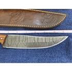Hunting Bowie Knife 11 5 Inch Custom Made Forged Damascus Blade Lmk Knives  9632