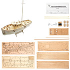 Wood Ship Model Building Kit - Noxs Greece Small Fishing Boat