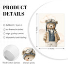 Teddy Bear Nursery Wall Art Decor Vintage Boy Room Pictures Baby Boy Nursery Can