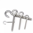 M4 M5 M6 M8 M10 M12 M14 M16 - M24 Eye Hooks Eye Bolts Screw 304 Stainless Steel