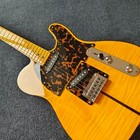 Electric Guitar  Peach Blossom Core Xylophone Body  Bark Veneer