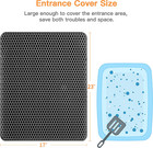 Conlun Cat Litter Mat-23 x17  Litter Box Mat For Kitty  Eva Honeycomb Double Lay