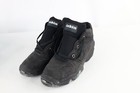 Nos Vintage 90s Adidas Mens 13 Spell Out Roughneck Basketball Shoes Black As Is
