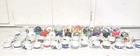 Vintage Nfl Football Mini Helmet   Mini Porcelain Mug Cup Lot 60 Peices Ridell 