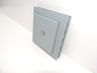      Vinyl Siding Square Mounting Block Universal Fit Classic Mount Light Grey     