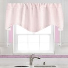 Pink Curtain Valance For Window Treatment  Kitchen Curtain  Nursery Room Girl   
