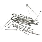 200 400pcs Golden Stainless Steel Round Ball Head Pin 16-50mm 0 6mm Thickness