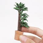 2pc Dollhouse Miniature 1 12 Scale Green Leafed Potted Plant Garden Accessories